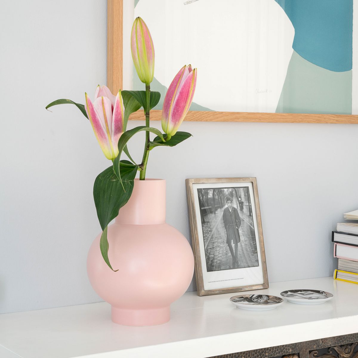 Strom Vase XL - Coral Blush-2
