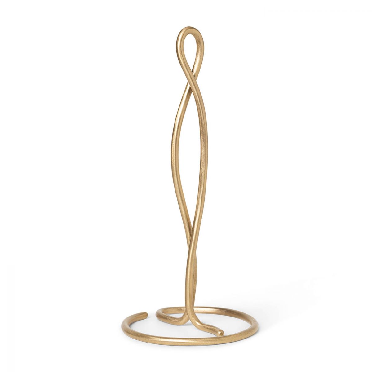 Curvature Paper Towel Holder - Brass