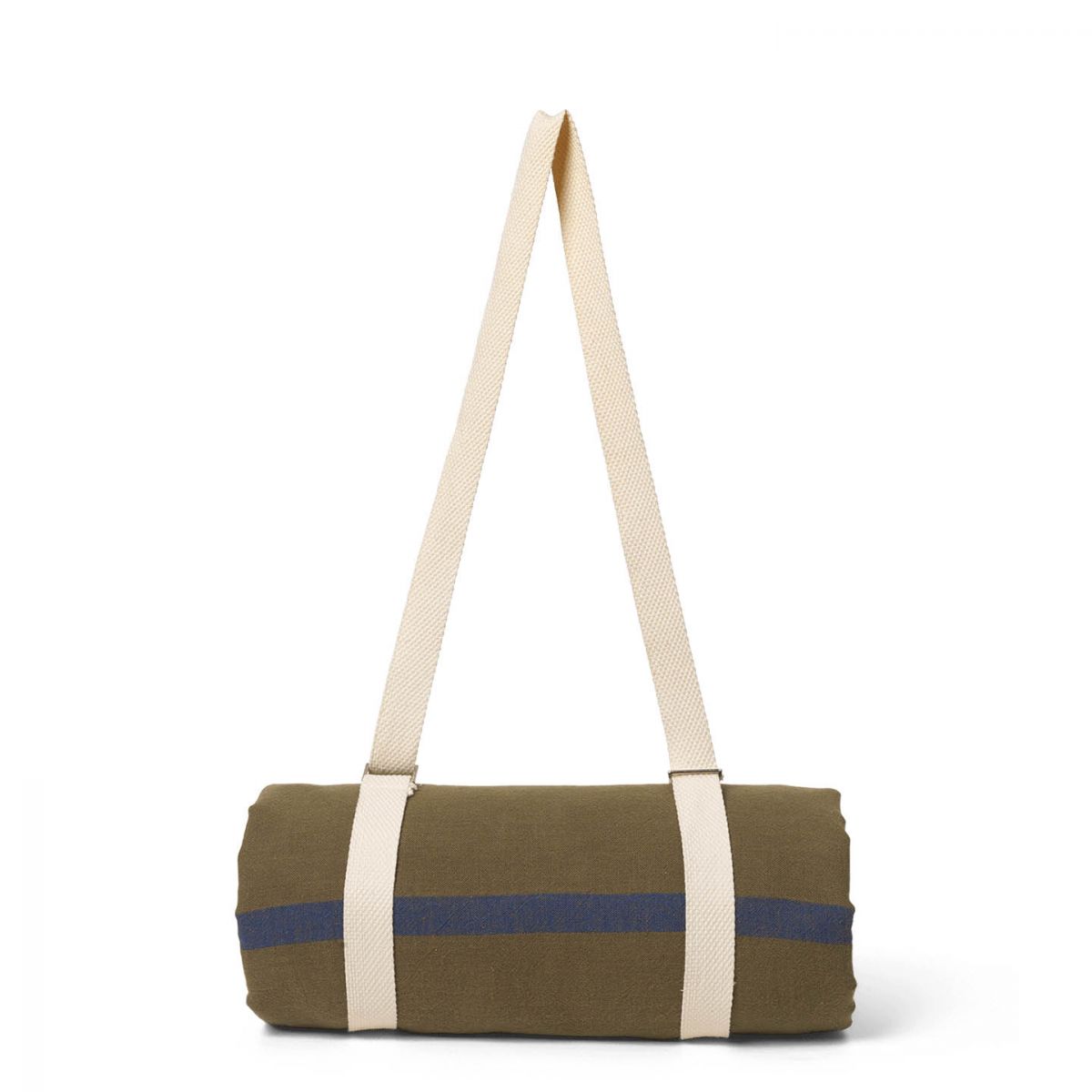 Yard Picnic Blanket - Olive/Bright Blue