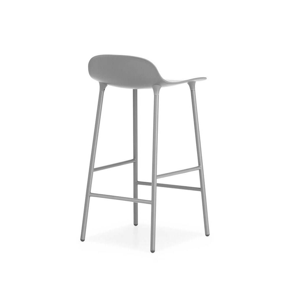 Form Barstool 65 cm Steel Grey-4