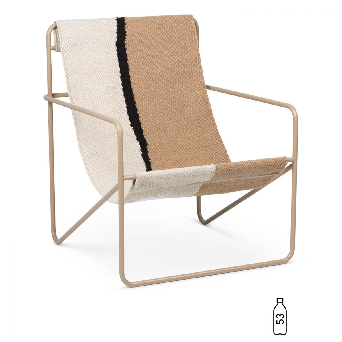 Desert Lounge Chair - Cashmere/Soil-2