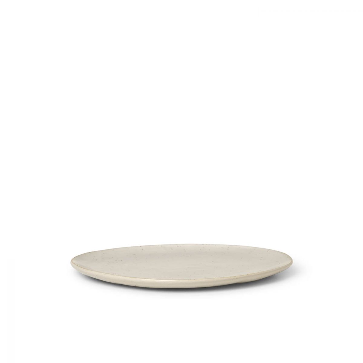 Flow Plate - Medium - Off White Speckle