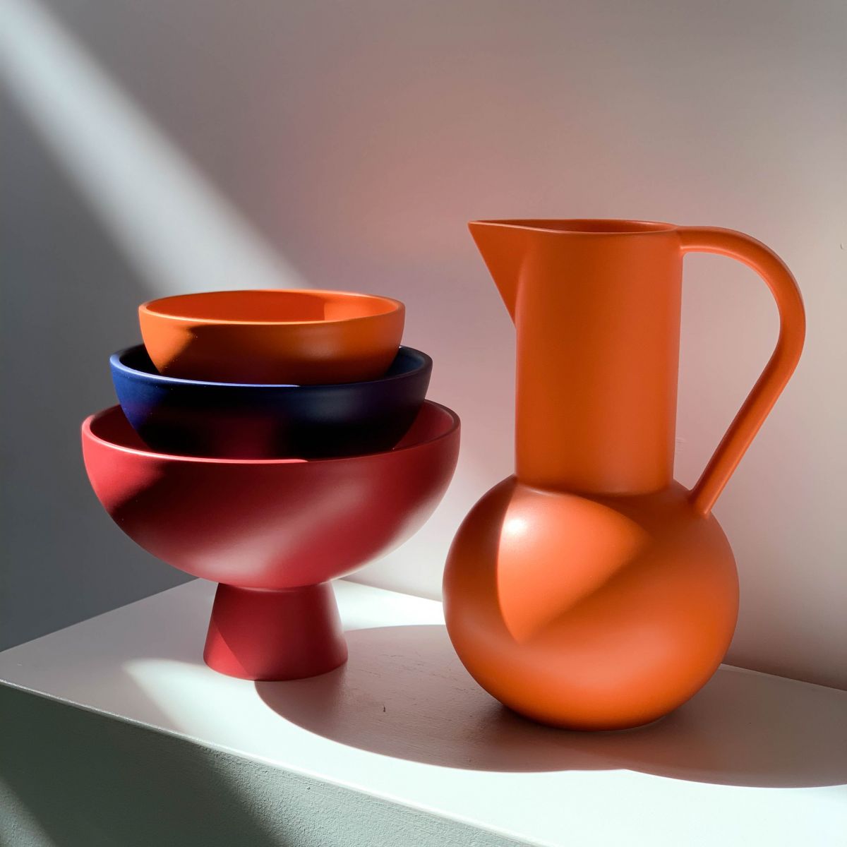 Strom Jug Large - Vibrant Orange-3