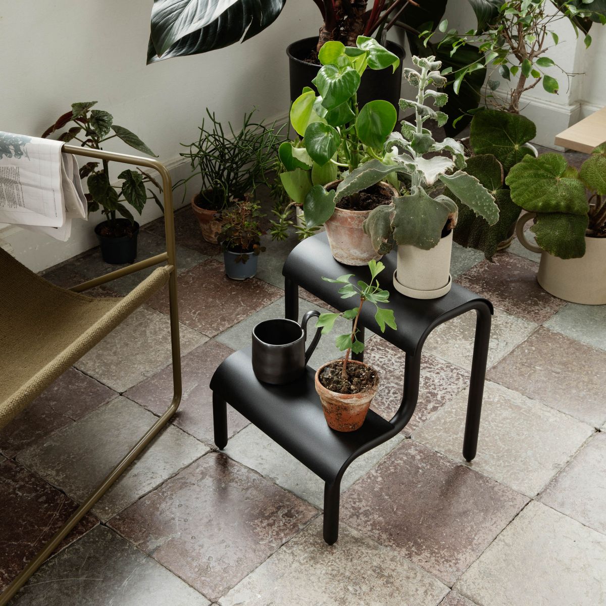 Up Step Stool - Black-2