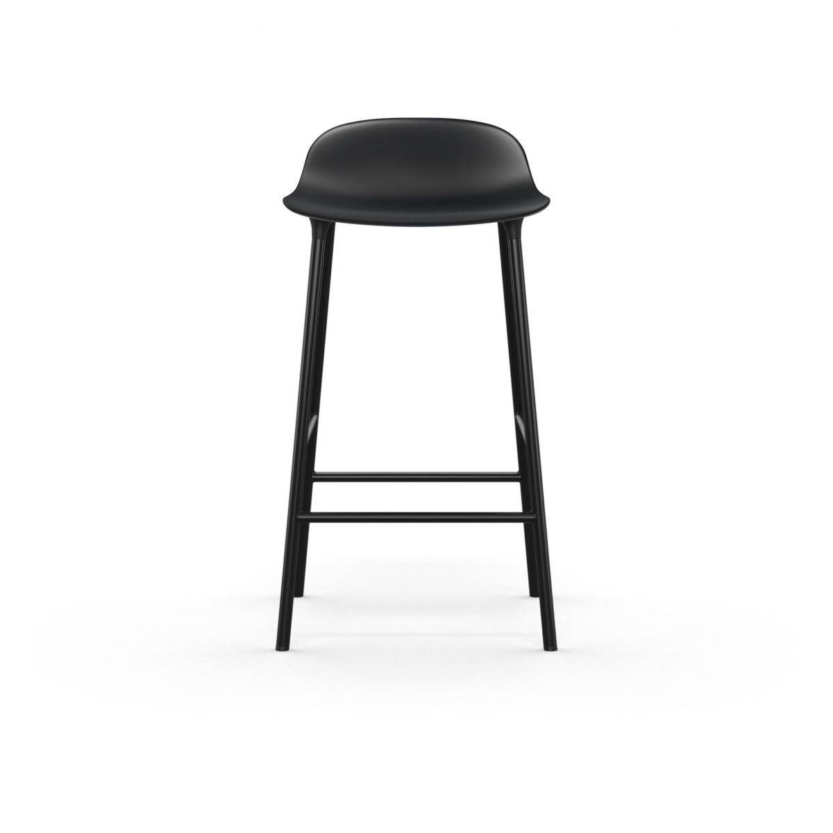 Form Barstool 65 cm Steel Black-3