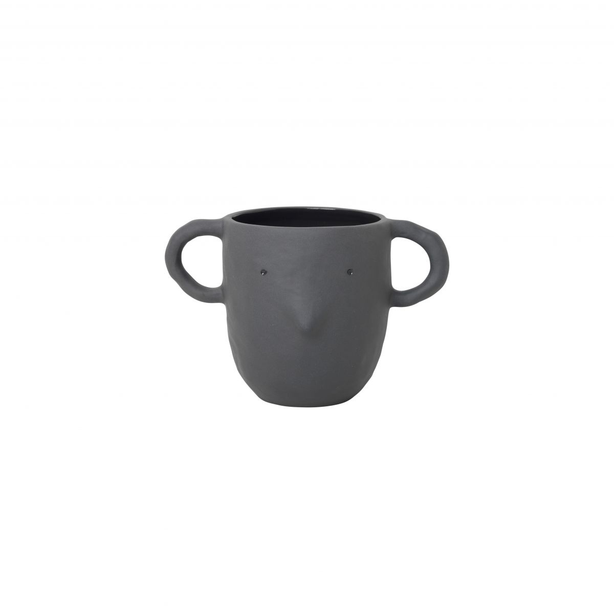 Mus Plant Pot - Large - Dark Grey