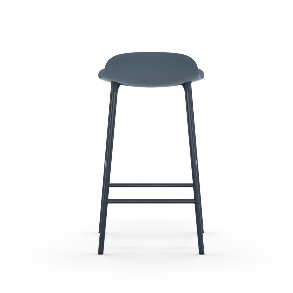 Form Barstool 65 cm Steel Blue-3