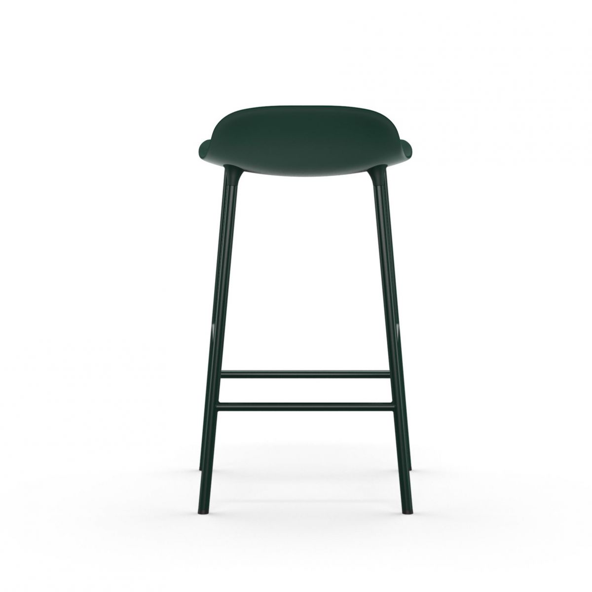 Form Barstool 65 cm Steel Green-4