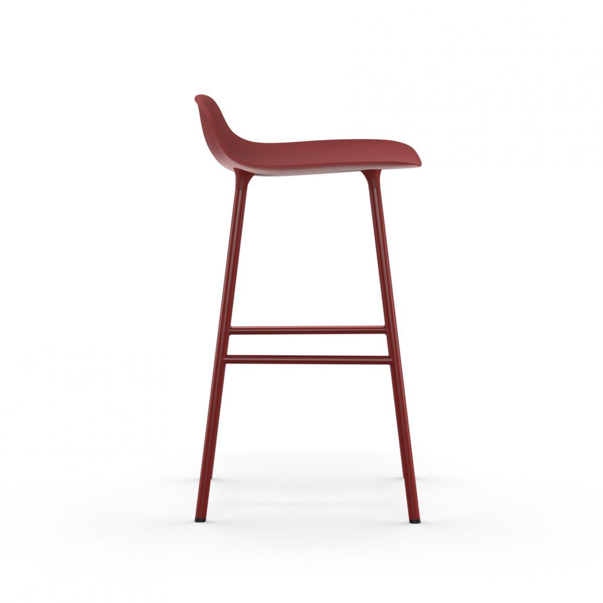 Form Barstool 65 cm Steel Red-3