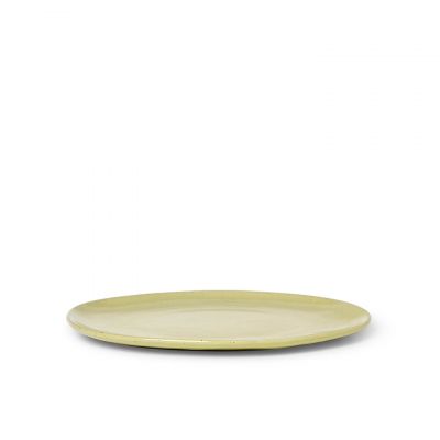 Flow Plate - Large - Yellow Speckle