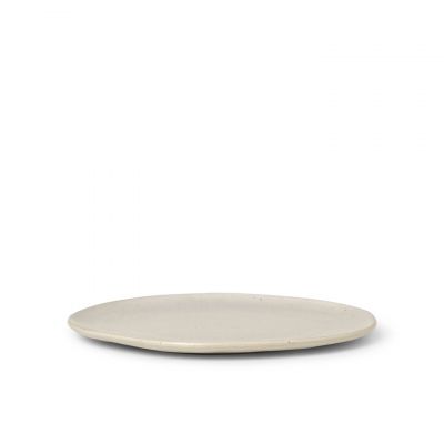 Flow Plate - Large - Off-white Speckle