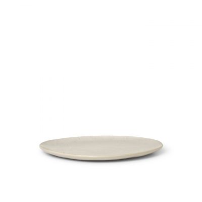 Flow Plate - Medium - Off White Speckle
