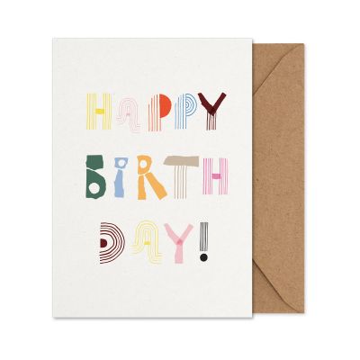 Paper Collective - Happy Birthday Art Card
