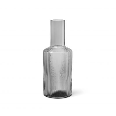 Ferm Living - Ripple Carafe - Κανάτα - Γκρι 