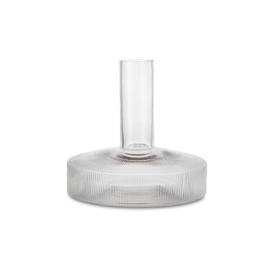 Ferm Living - Ripple Wine Carafe - Κανάτα Κρασιού - Διάφανη