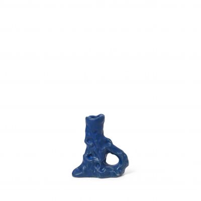 Ferm Living - Dito Candle Holder - Single - Bright Blue
