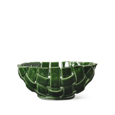 Ferm Living - Plait Bowl - Κεραμικό Μπολ - O24 - Πράσινο