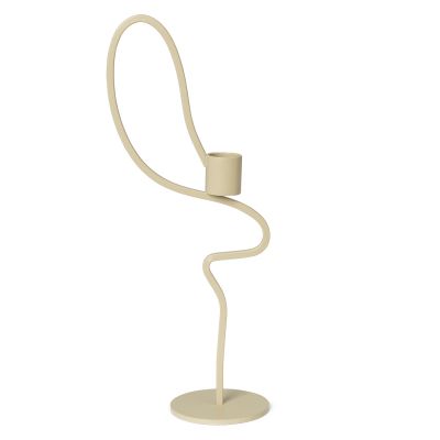 Ferm Living - Valse Candle Holder - Κηροπήγιο Ψηλό - Μπεζ