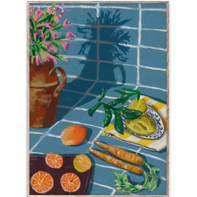 Poster, Composition in Blue
