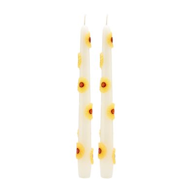 Sunflower 3D Candle, Set of 2