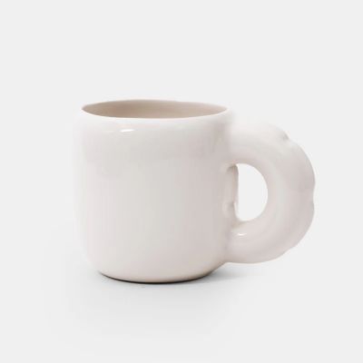 Κόυπα 'GASTON' - Λευκή, Γυαλιστερή