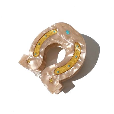 Lucky Horseshoe, Hair Claw Clip