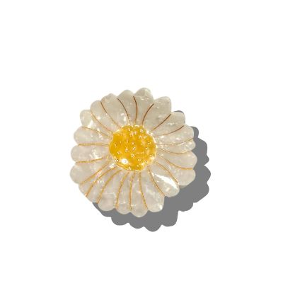 Daisy Flower, Hair Claw Clip