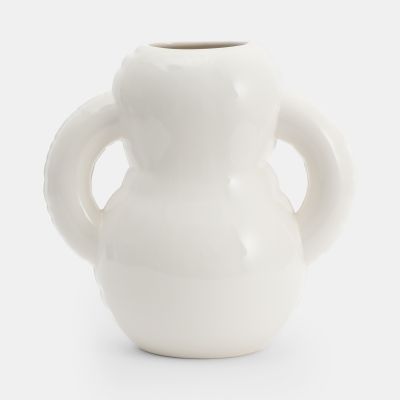 Βάζο "OSCAR" - Λευκό, Γυαλιστερό