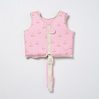 Kids Swim Vest - Cotton Candy Cherry - 3-6 years