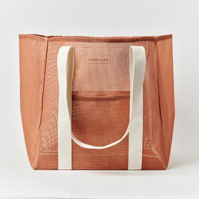 Mesh Beach Bag - Tierra Clay
