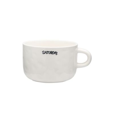 Saturday, Cappuccino Mug