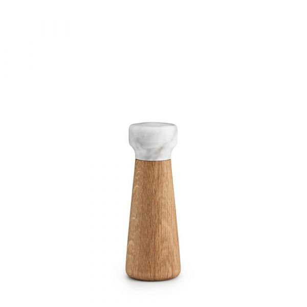 Normann Copenhagen - Craft Salt Mill - Μύλος Αλατοπίπερου - Μικρός - Δρυς/Μάρμαρο Λευκό