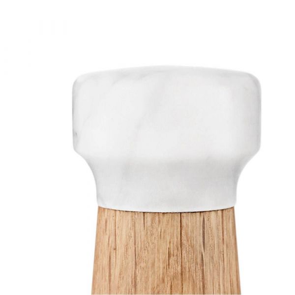 Normann Copenhagen - Craft Salt Mill - Μύλος Αλατοπίπερου - Μικρός - Δρυς/Μάρμαρο Λευκό