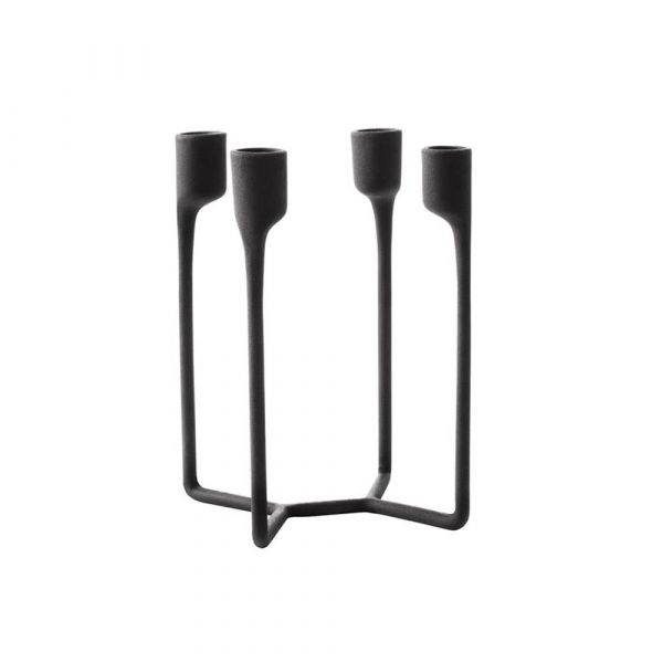 Heima 4-armed Candlestick Black