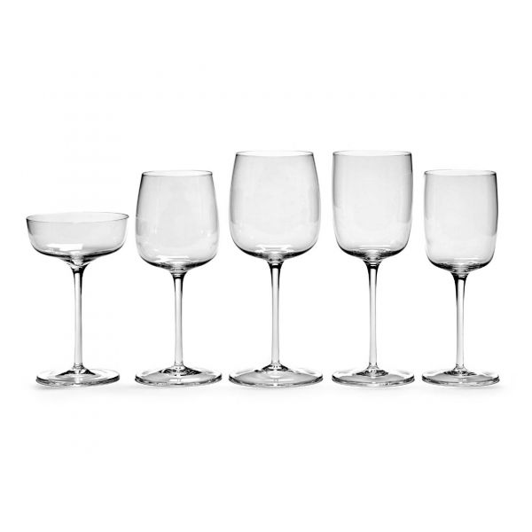 Red Wine Glass - Curved Passe-Partout