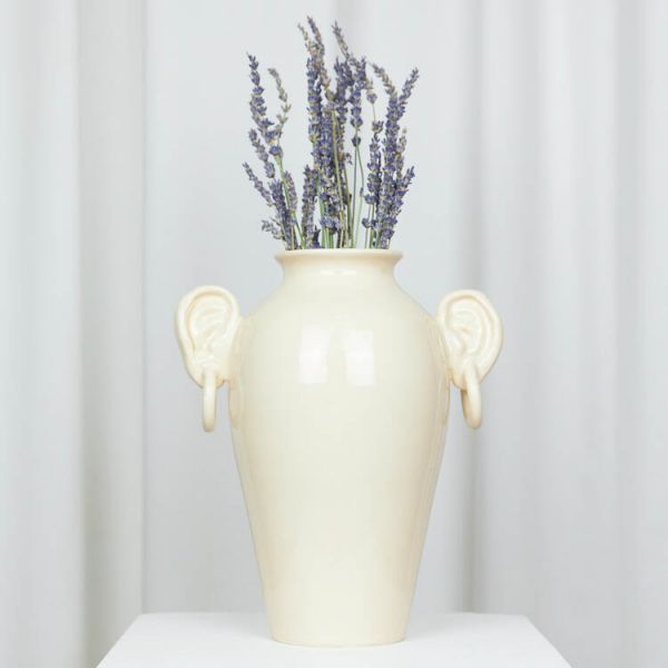 Ears Vase Beige