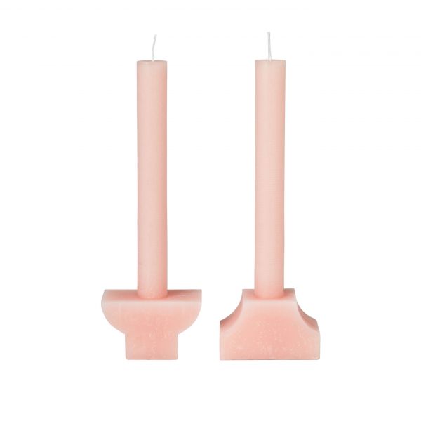 Figure Candle "Pilas" Peach Pink