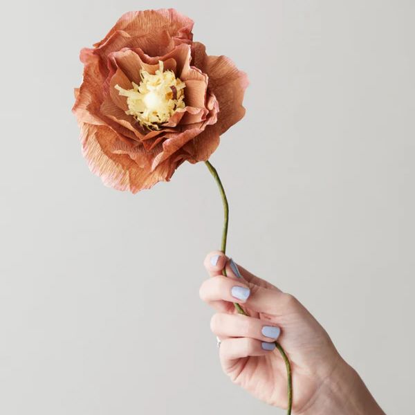 Studio About - Paper Flower - Χάρτινο Λουλούδι - Σκούρα Ώχρα -  Ice Poppy 