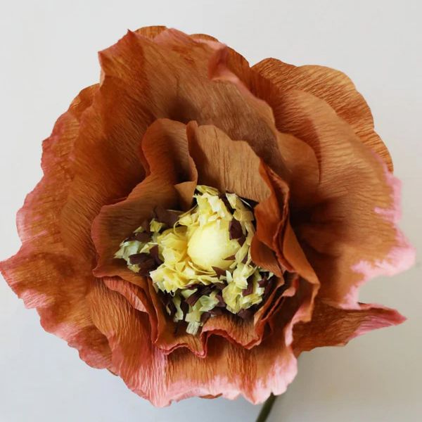 Studio About - Paper Flower - Χάρτινο Λουλούδι - Σκούρα Ώχρα -  Ice Poppy 