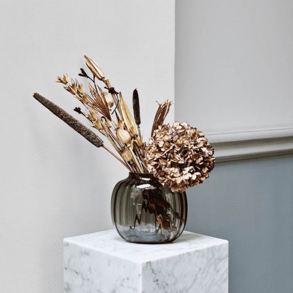 Primula Oval Vase Smoke