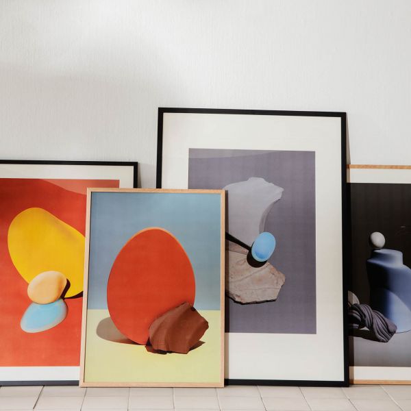 Ferm Living - Nexus Poster 4 Yellow