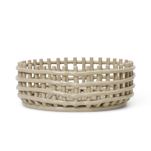 Ceramic Centerpiece - Cashmere