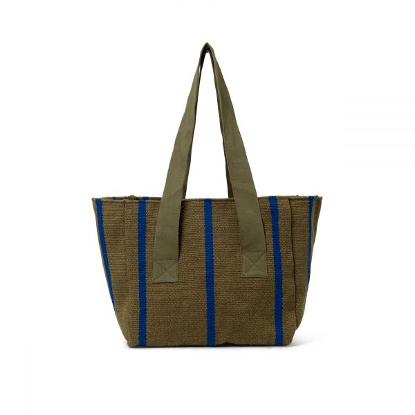 Yard Picnic Bag - Olive/Bright Blue