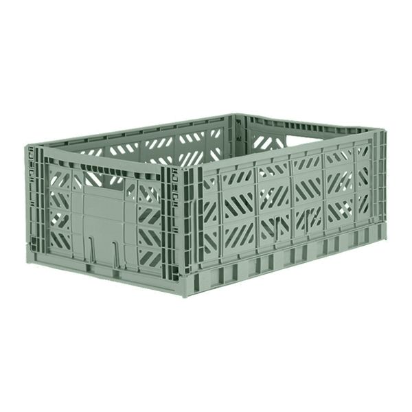 Folding Crate - Almond Green - Maxi