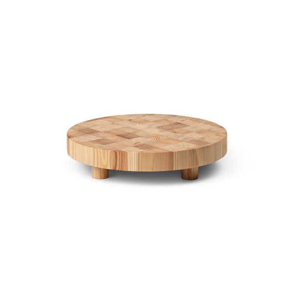 Chess Cutting Board - Round Small