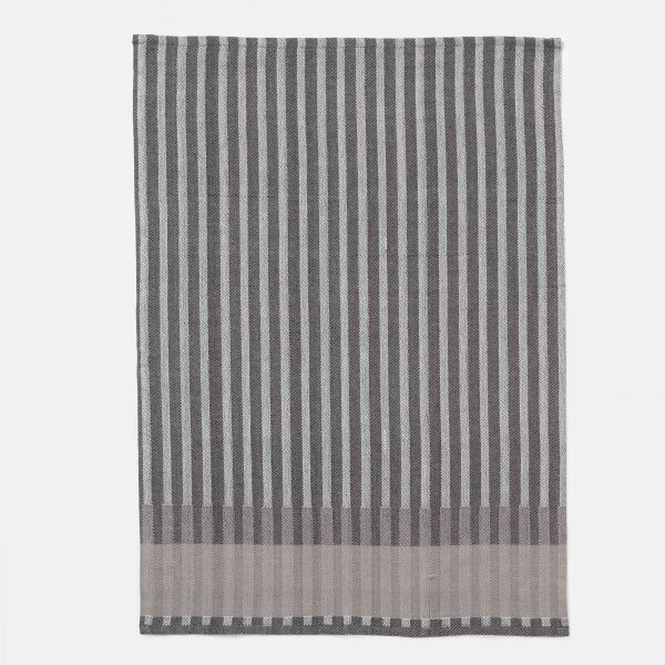 Grain Jacquard Tea Towel - Grey