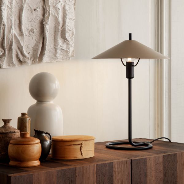 Filo Table Lamp - Black/Cashmere