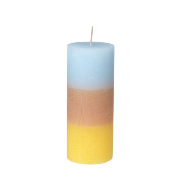 Rainbow Pillar candle Pineapple Cloud