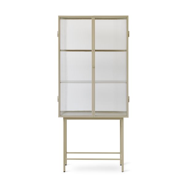 Haze Vitrine - Reeded glass Cashmere