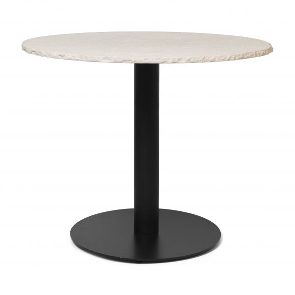 Mineral Dining Table - Bianco Curia/Black